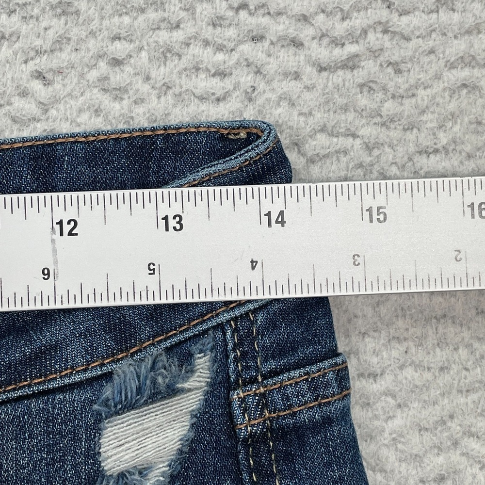 Judy Blue Flare Jeans Women's Size 7 (Fits 28X32) "Why Oh Wyoming" Tummy Control - Picture 3 of 7